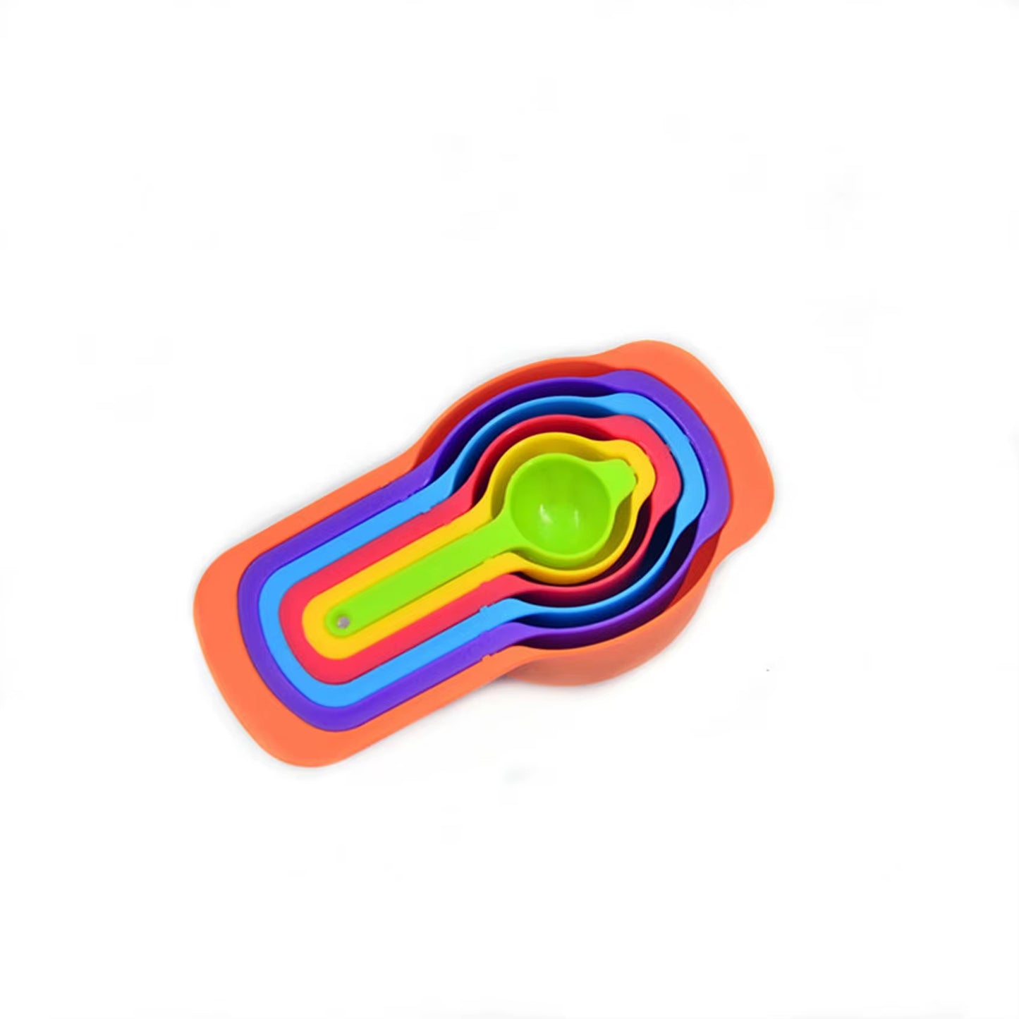 Rainbow Measuring Spoons Set For Baking