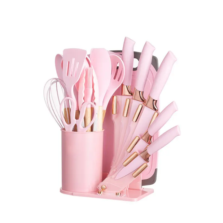 19 PC Knife Block Set