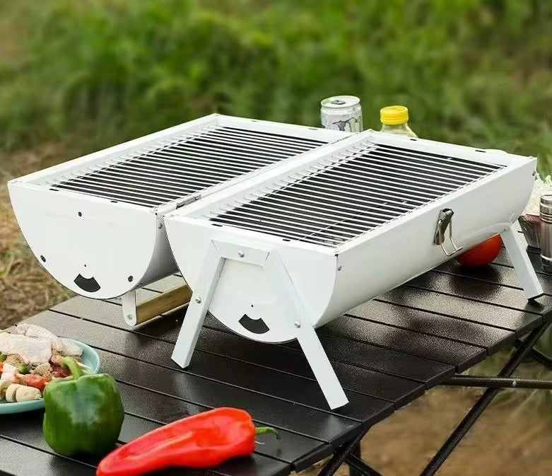 Double sided Freestanding Charcoal BBQ Grill