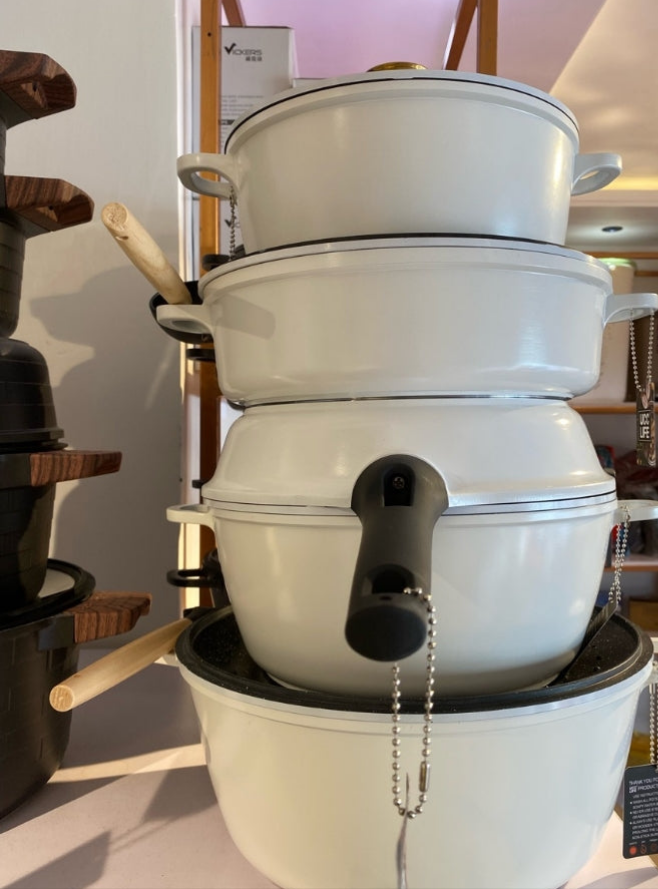 11 piece Granite cookware set with Granite Lids