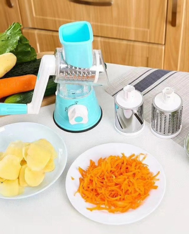 Drum style vegetable cutter
