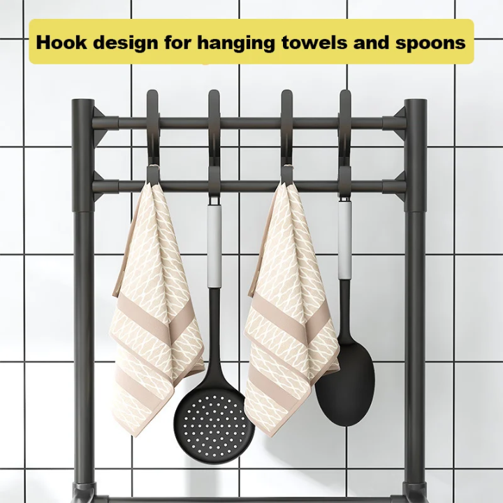 Multi-layer household movable rack