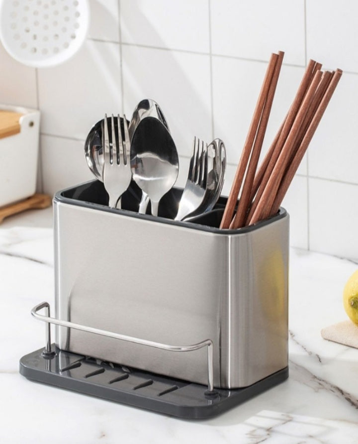 Kitchen Utensils Stainless steel cutlery rack