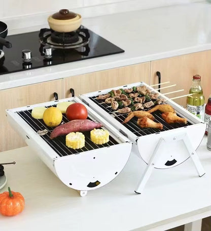 Double sided Freestanding Charcoal BBQ Grill