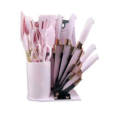 19 PC Knife Block Set
