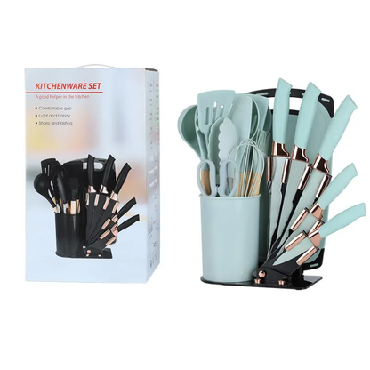 19 PC Knife Block Set