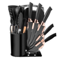 19 PC Knife Block Set