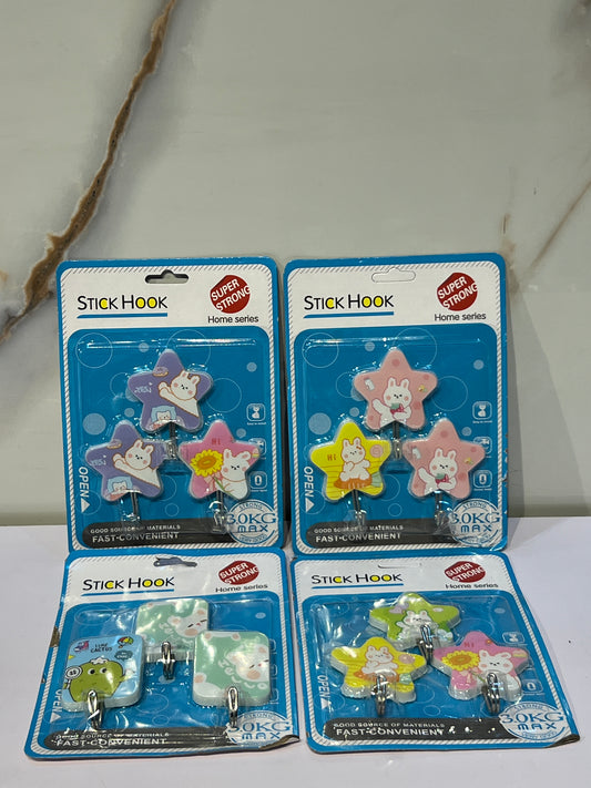 3 piece character hook set