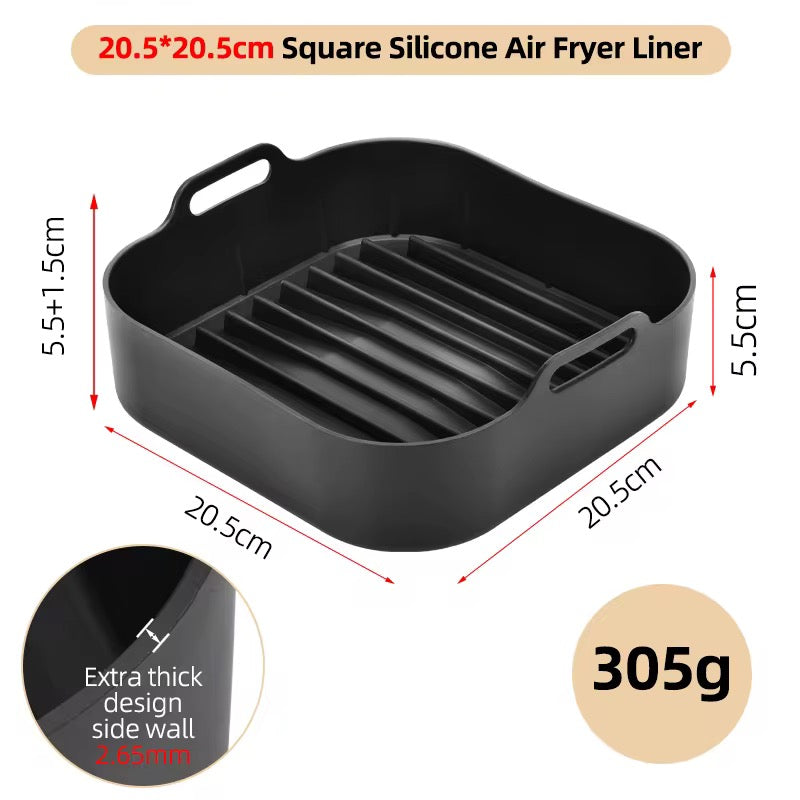 Thick Multifunctional Silicone Air Fryer and baking Liner
