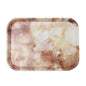 Plastic marble pattern tray