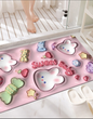 3D character Diatom Soft  Water Absorbing Footmat