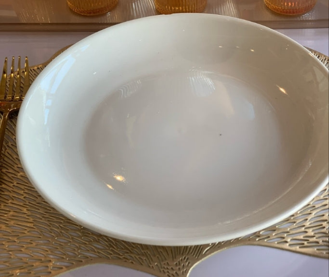 Ceramic Round Breakable Plate