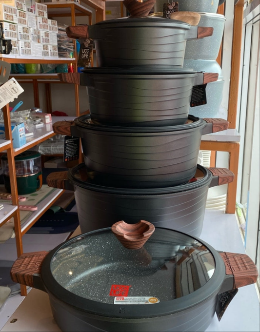 UCC Granite Cookware Set 12 Pieces