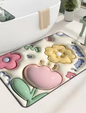 3D character Diatom Soft  Water Absorbing Footmat
