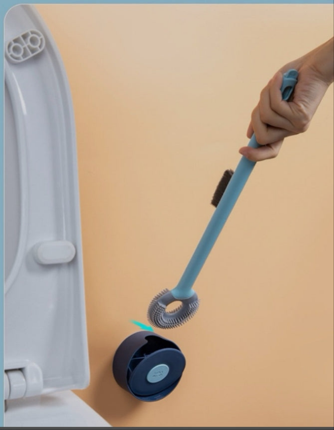 New Wall Mounted Silicon Toilet Brush