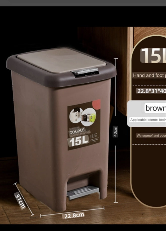Pedal Bin Plastic 15ltrs