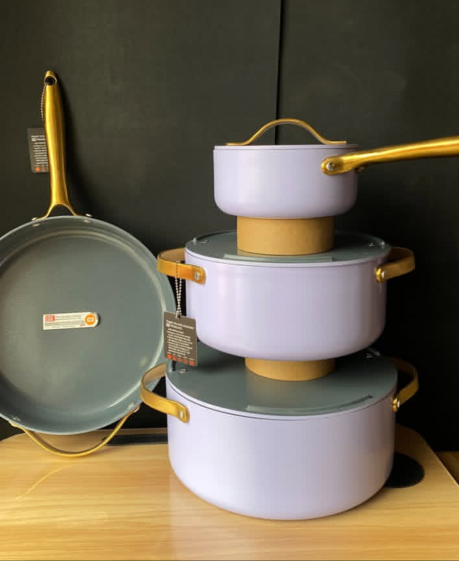 7 Piece Luxury Cookware with Ceramic Coating (U-PS0107)