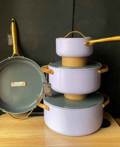 7 Piece Luxury Cookware with Ceramic Coating (U-PS0107)
