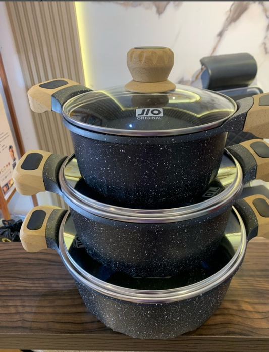 6pcs JIO Granite cookware set