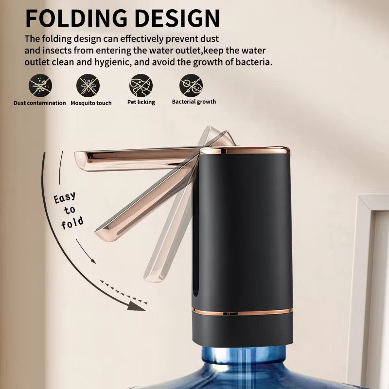 Elegant rechargeable water dispenser pump