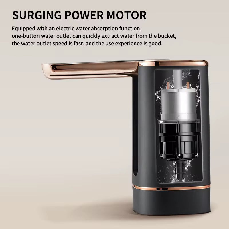 Elegant rechargeable water dispenser pump