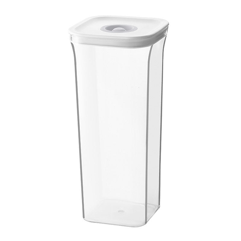 Square Acrylic Sealed Cereal Jar