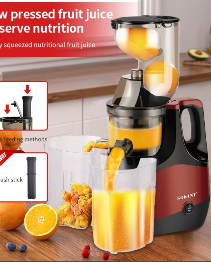 sokany 800w high performance slow juicer sk-01005