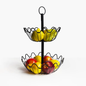 2in1  Removable metal fruit storage rack