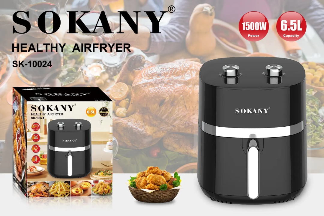 Sokany 1500w air fryer sk10024