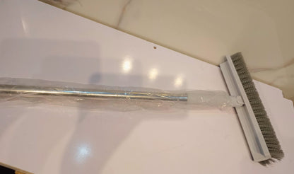 Corner wall and floor scrubbing brush