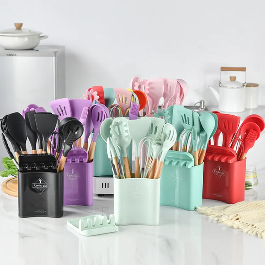 13 Pieces Silicone Cooking Utensils Set