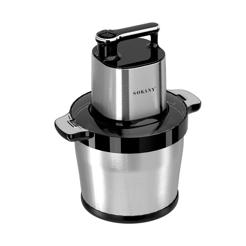 8L Sokany Electric Yam Pounder. 1,500watts powerful Meat Grinder, Multipurpose food Processor 7088