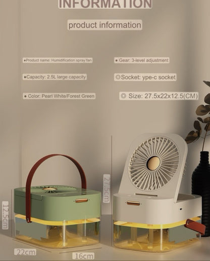 Humidifying Spray Fan