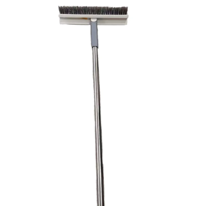 Corner wall and floor scrubbing brush