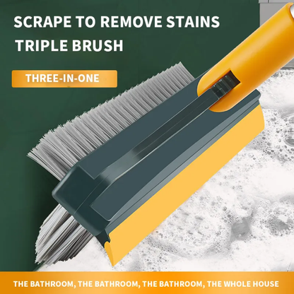 Manual multipurpose cleaning brush