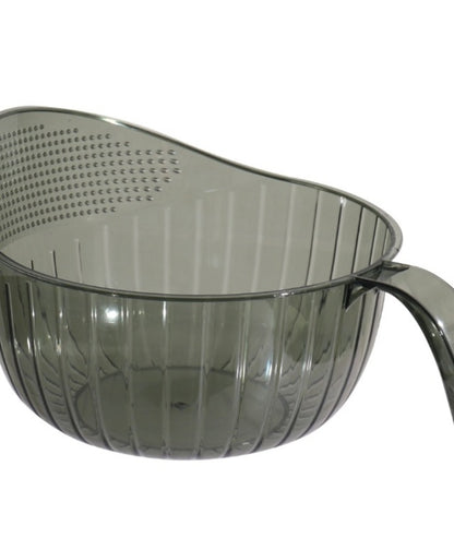 Acrylic straining bowl