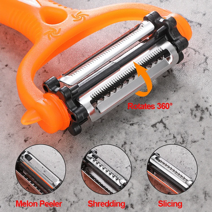 360° rotatory vegetable peeler