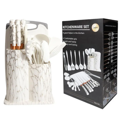 25 pcs Silicone spoon set