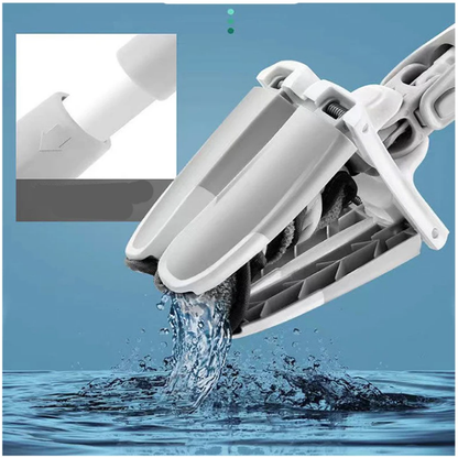 Self Squeezing Wet And Dry Spin Mop