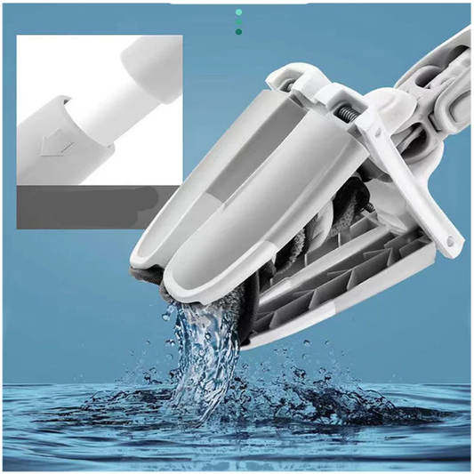 Self Squeezing Wet And Dry Spin Mop