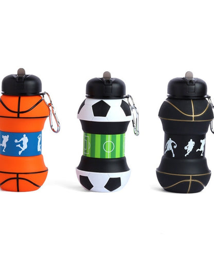 Sports Themed Foldable Bottle