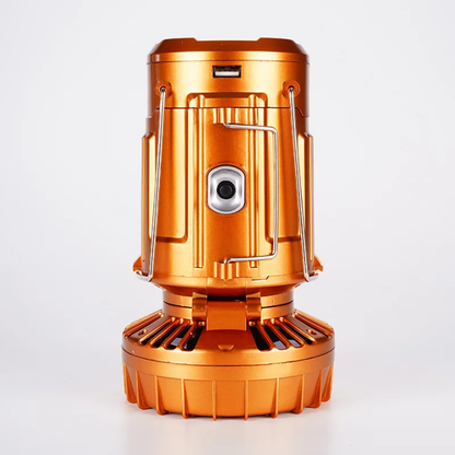 solar charging Camping Light with fan