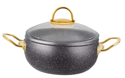High quality Aluminium body with granite coated cookware set