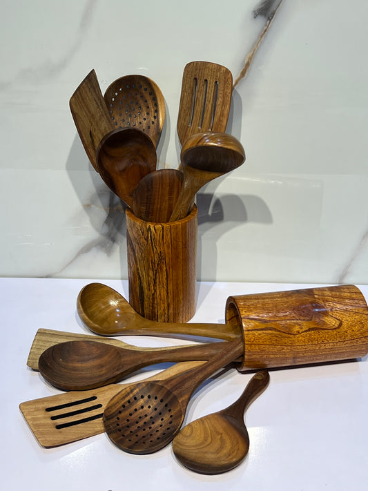Wooden spoon set