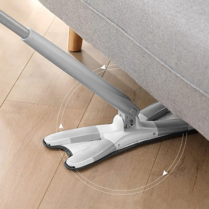 Self Squeezing Wet And Dry Spin Mop