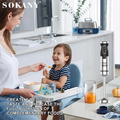 Sokany USB charging Cordless Rechargeable Immersion Hand Blender 02036