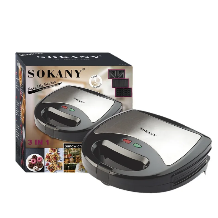 Sokany 3 in 1 sandwich maker