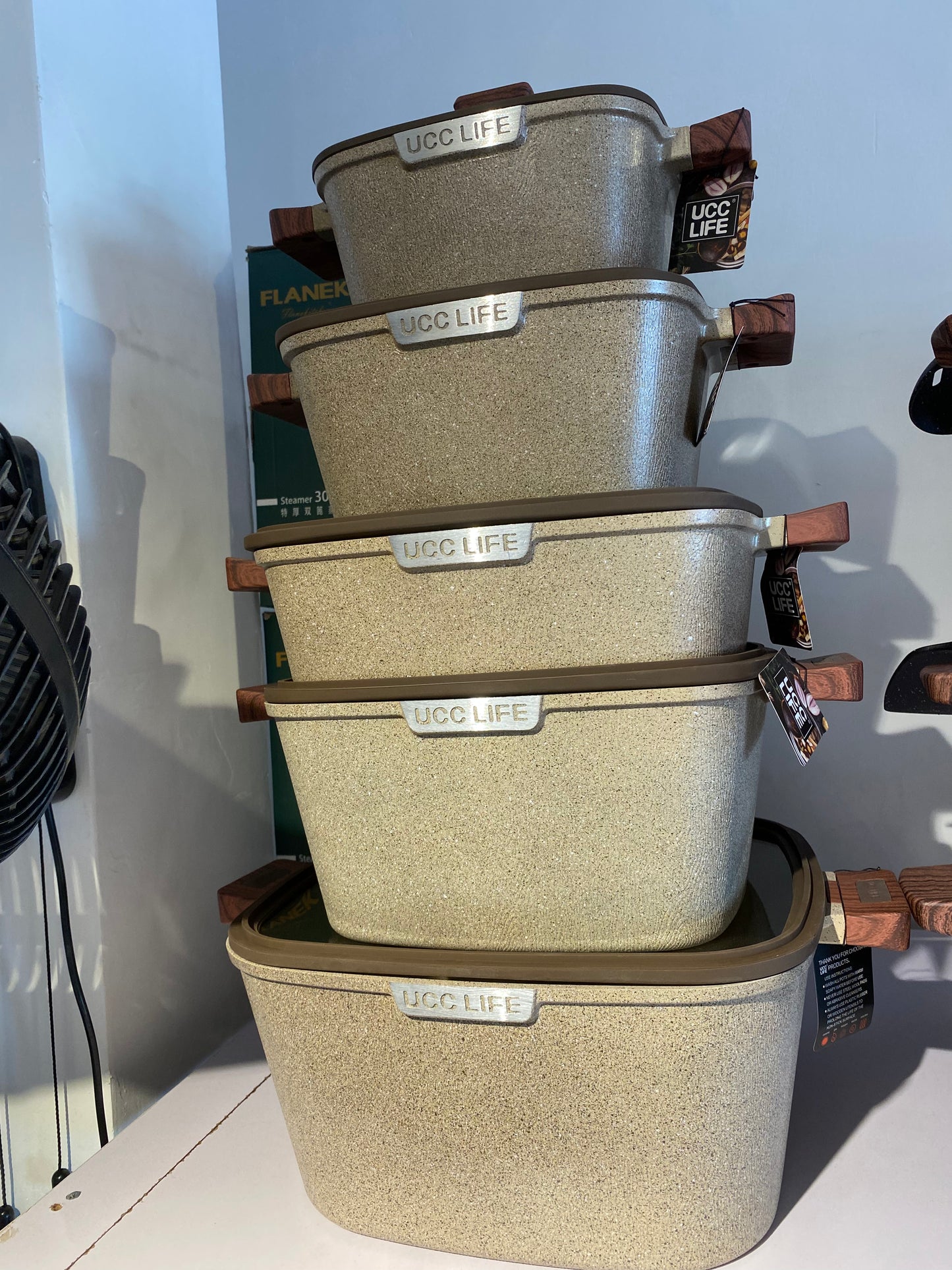 UCC life 10 pcs granite cookware(uc-2910S)