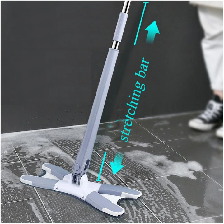 Self Squeezing Wet And Dry Spin Mop