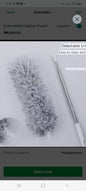 Extendable feather  Duster